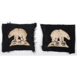 Pair of USMC / 1st Pattern 49th Infantry Division Formation Signs