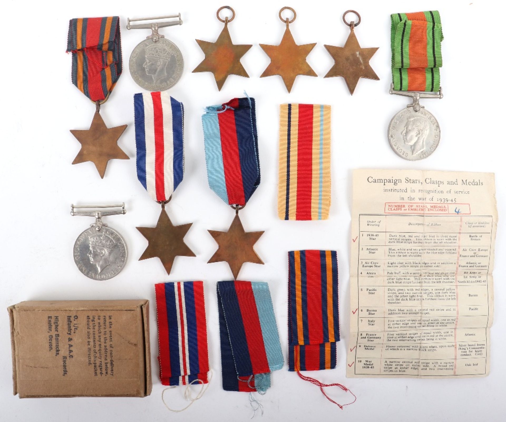 WW2 British Burma Campaign Medal Group - Bild 2 aus 4