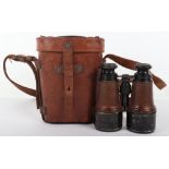 WW1 British Royal Garrison Artillery Marked Field Binoculars by Ross, London