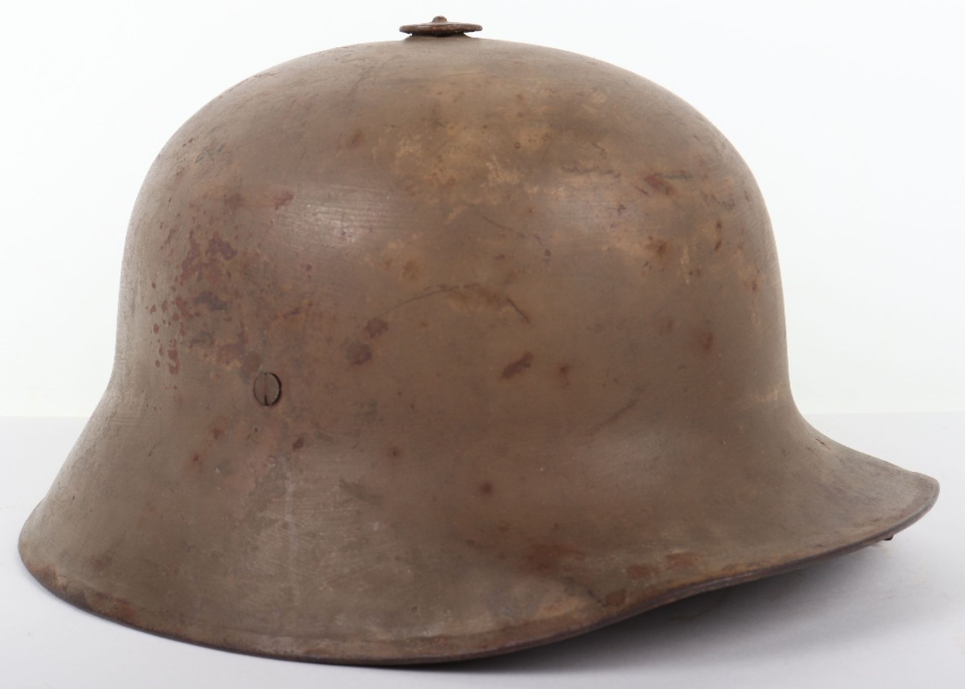 Rare WW1 Austrian Berndorfer Steel Combat Helmet - Bild 2 aus 11