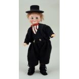 Demalcol bisque head Googly doll, German 1920s,
