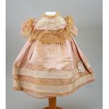 A good French Bebe dolls dress, circa 1880,