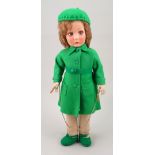 Good Lenci felt doll with skipping rope in original clothes, Italian, circa 1930s,