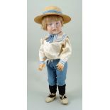 Reproduction Kammer & Reinhardt 114 bisque head doll,