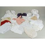 Collection of dolls clothes, mostly 1890s,