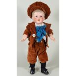 S.F.B.J 235 Character Boy doll, French circa 1910,