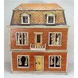 A good Christian Hacker three story dolls house, German circa 1880,
