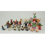 Lead Circus figures, Britians Cococubs and other lead figures,