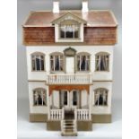 ‘Gretelorg’ an interesting painted wooden dolls house, possibly Christian Hacker, circa 1910,