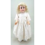 J.D Kestner bisque head doll, German circa 1910,