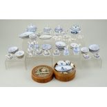 A good Dolls House miniature Dinner Service, English 1880s,