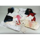 Collection of dolls clothes, mostly 1890s,