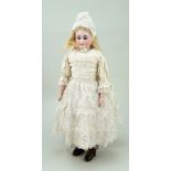 Bahr & Proschild 3095 bisque shoulder head doll, German circa 1910,