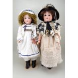 Large Schoenau & Hoffmeist 914 bisque head doll, German circa 1915,