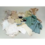 Collection of dolls clothes, mostly 1890s,