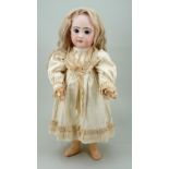 Tete Jumeau bisque head Bebe doll, size 8, in original box, French circa 1890,