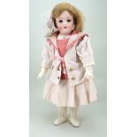 Simon & Halbig/ K&R bisque head doll, German circa 1910,