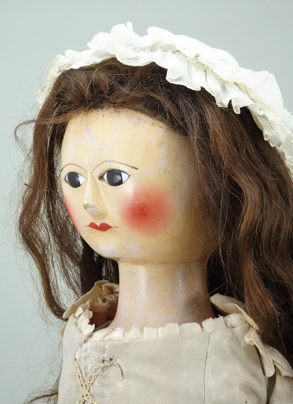 A large and important George III wooden doll, English circa 1770, - Image 3 of 5