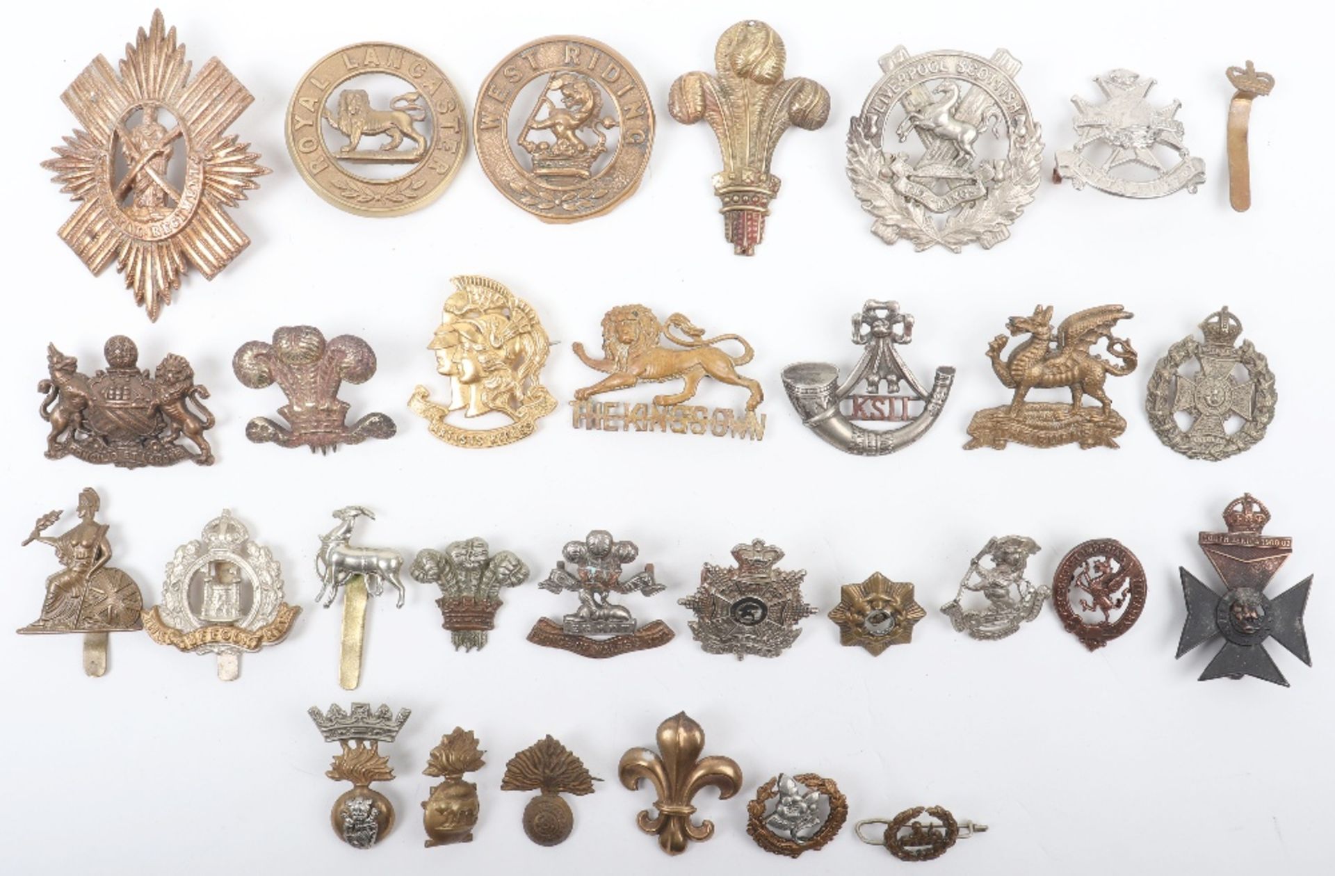 Grouping of Defective British Military Badges