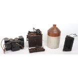 WW1 SRD Jar, Lantern and Field Telephones