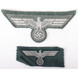 WW2 German NCO’s Tunic Breast Eagle