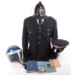 Obsolete City of London Police Cox Comb Helmet