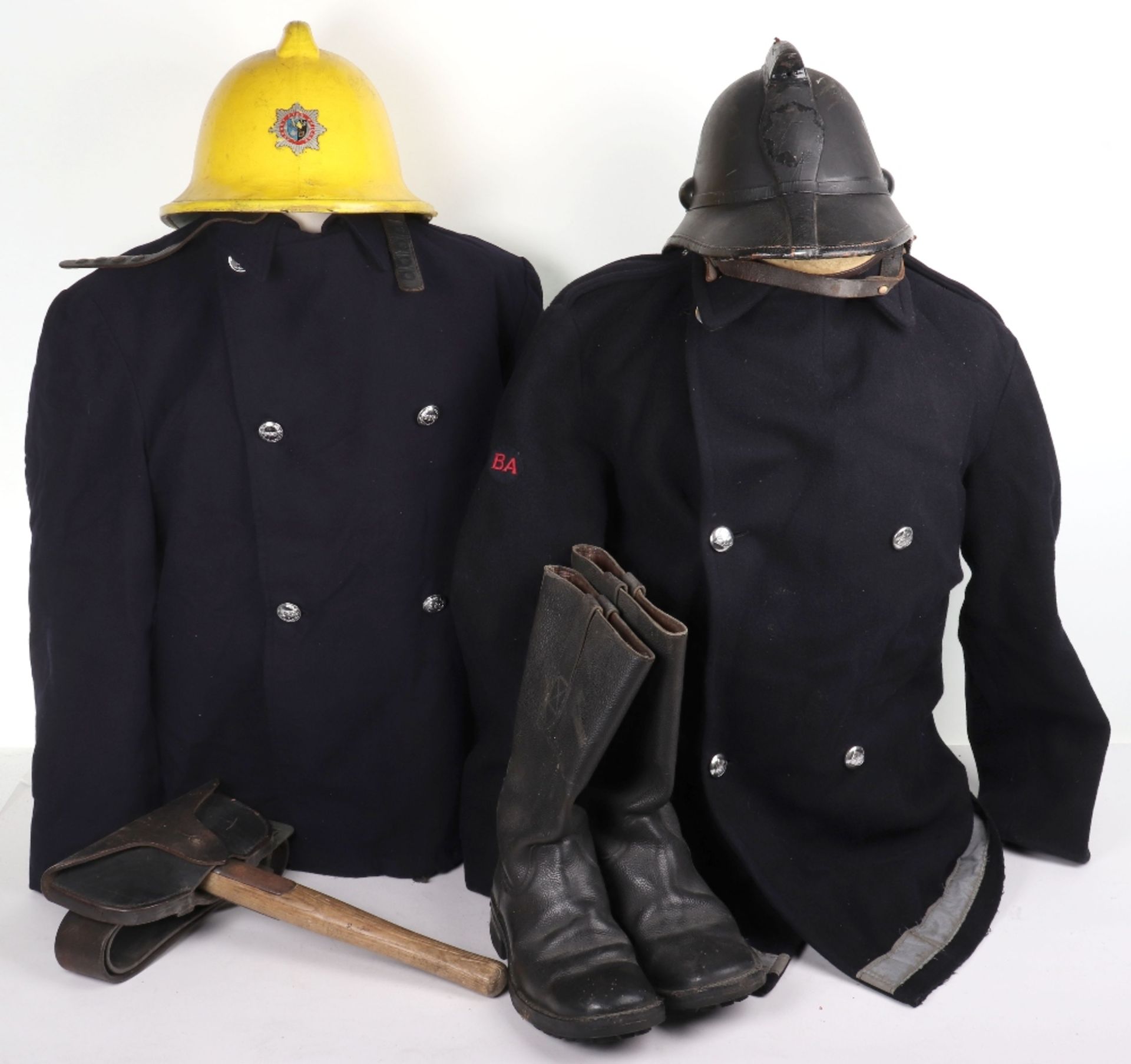 Quantity of Obsolete Fire brigade Helmets and Tunics