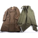 WW2 British Suffolk Regiment Greatcoat and Jungle Poncho