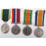 Great War Territorial Efficiency Medal Group of Four Cinque Ports Territorial Force Royal Engineers