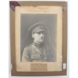 WW1 Framed Photograph of Lieutenant J.A.J.Blake Killed in Action 1916