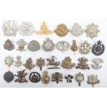 30x British Regimental Cap Badges