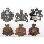 6x Victorian Re-Strike or Defective Helmet / Shako Plates