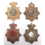 4x Other Ranks British Helmet Plates,