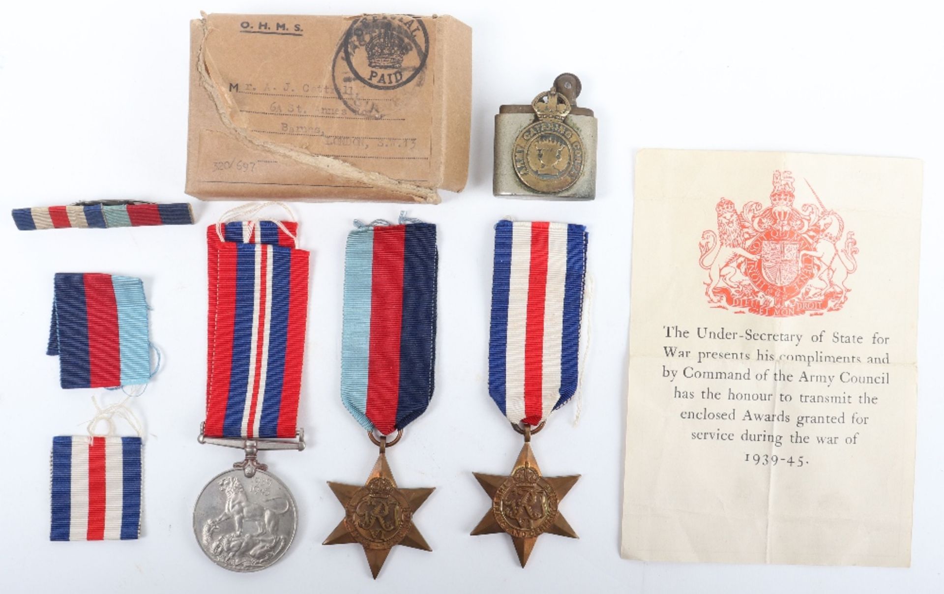 WW2 British Campaign Medals