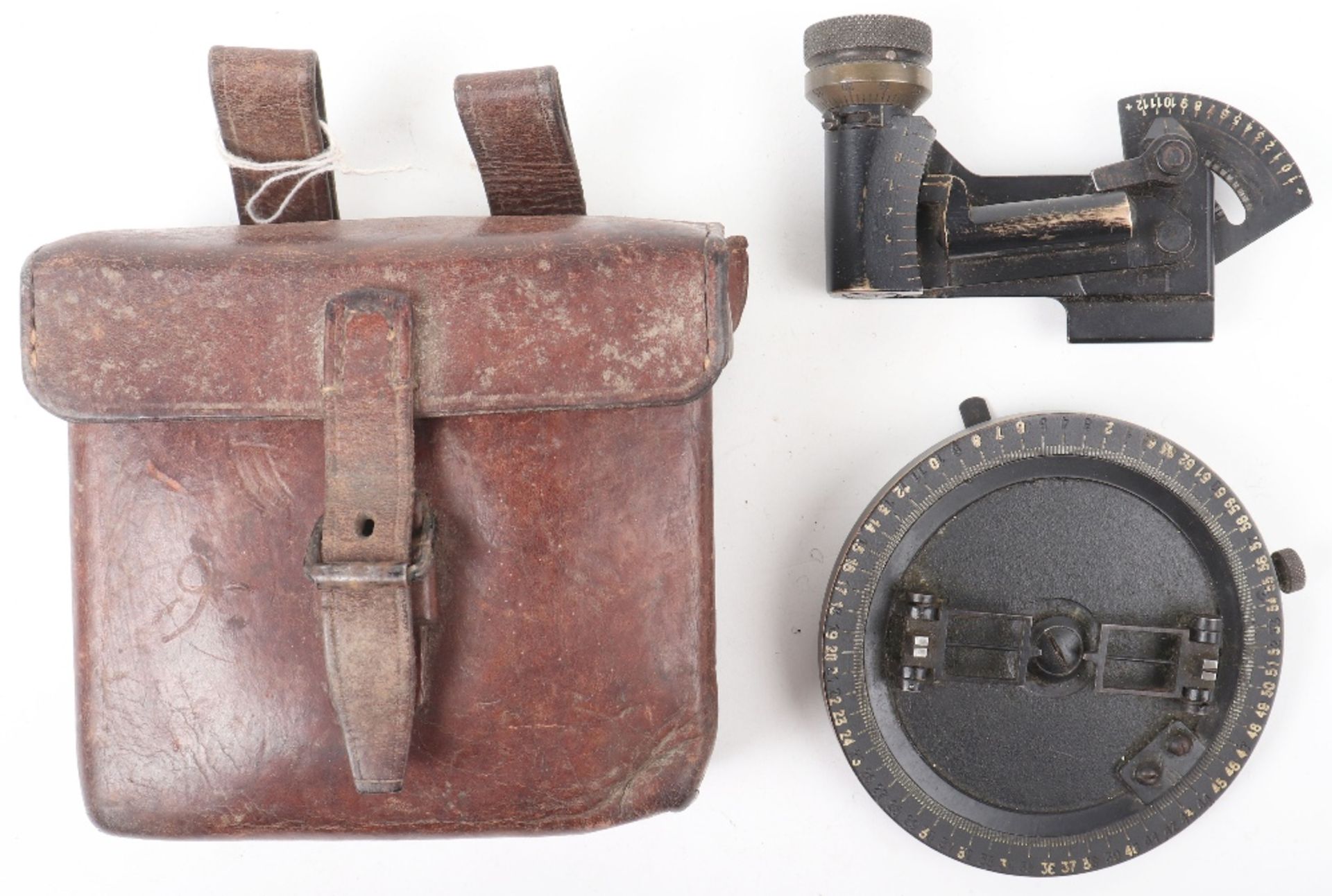 Mortar Sight in Leather Case