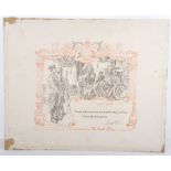 WW1 Honourably Discharge Certificate London Cyclists