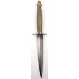 British Fairbairn Sykes 2ND Pattern FS Commando Knife