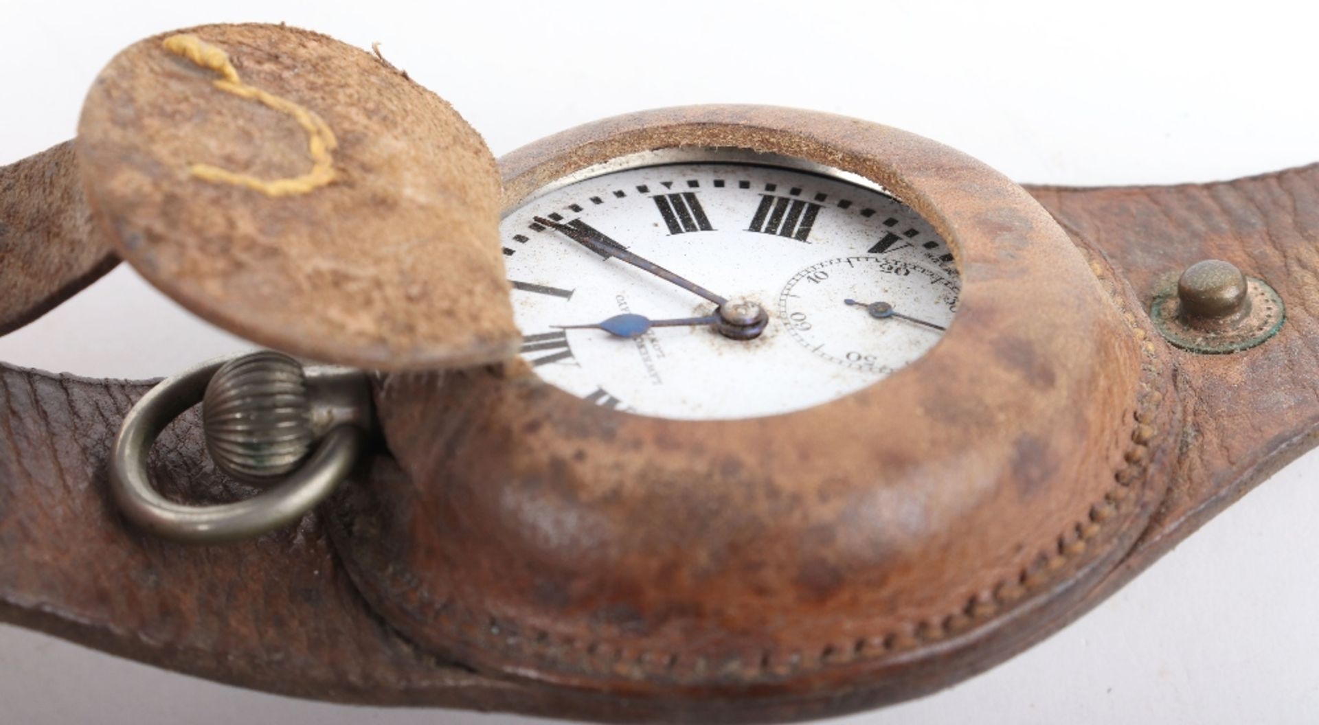 WW1 British Officers Watch with Field Cover - Image 2 of 9