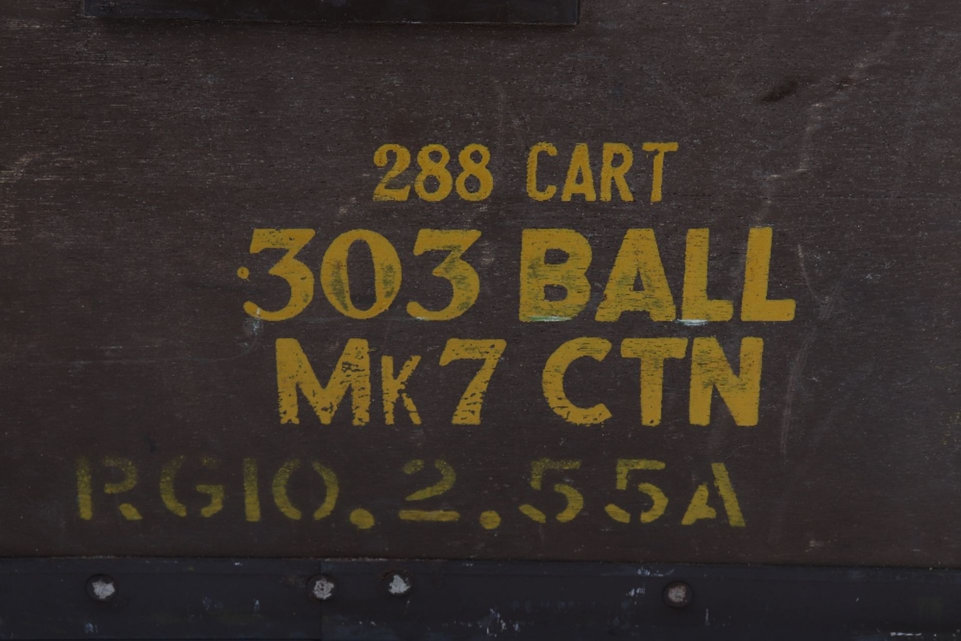 WW2 US 30 Cal Metal Ammunition Box - Bild 15 aus 16