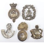 5x British Pre-Territorial Glengarry Badges