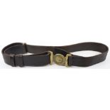 City of London Police Leather Belt with Buckle