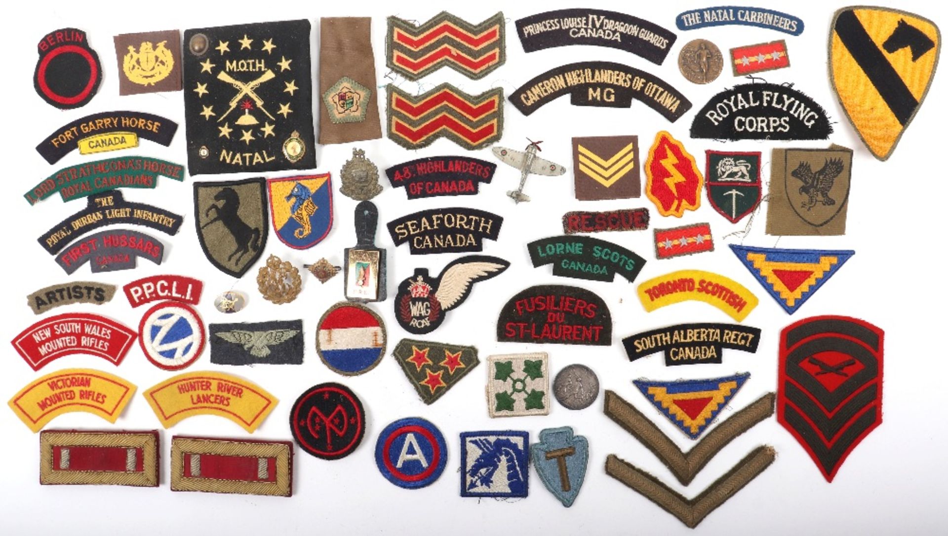 Selection of Military Badges and Insignia