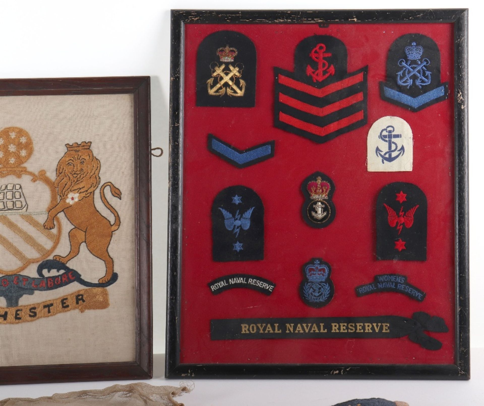 Framed Royal Navy Badges - Bild 3 aus 9