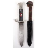 WW2 German Hitler Youth Knife by Anton Wingen Jr