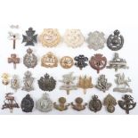 29x British Regimental Cap Badges