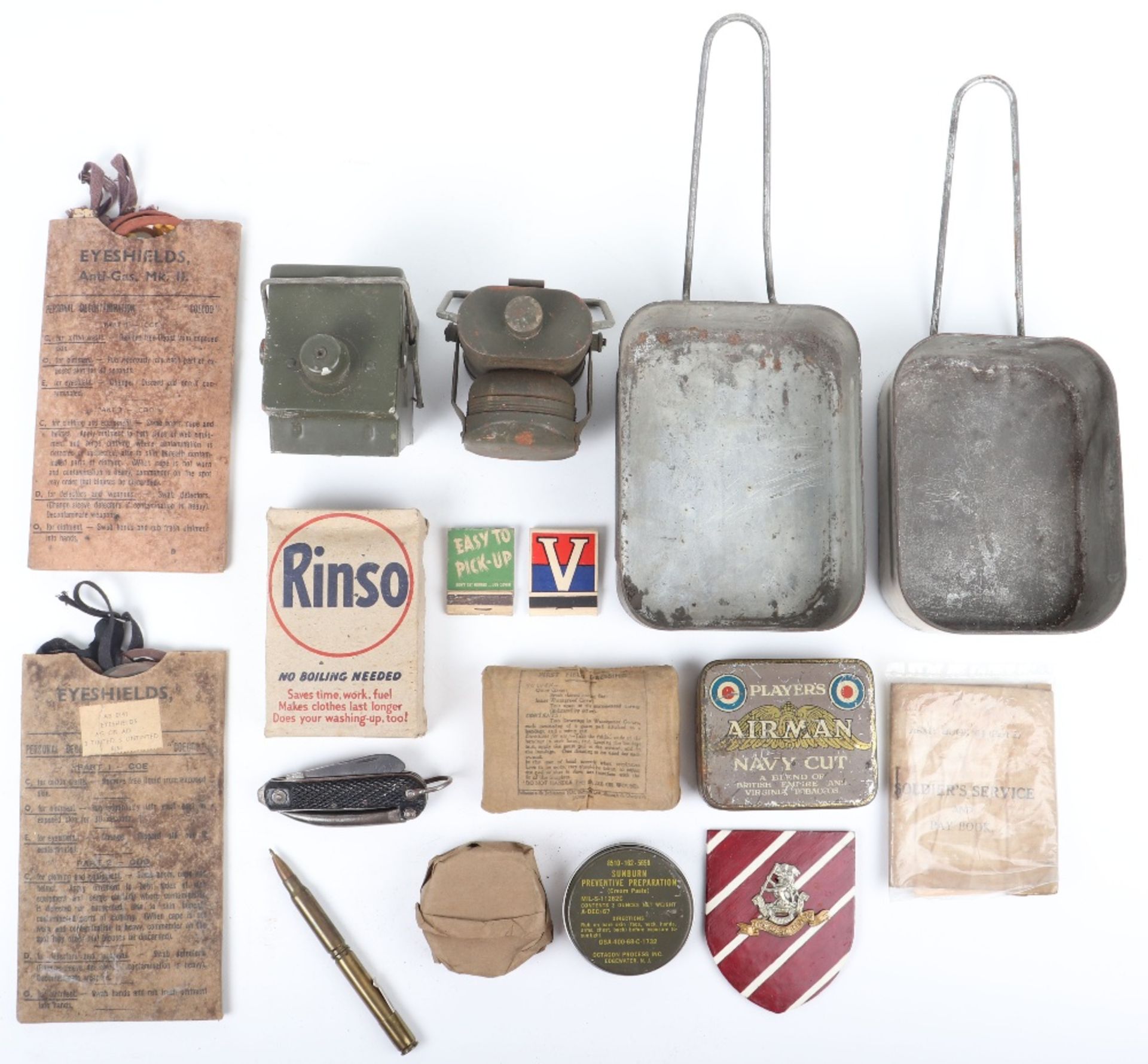 WW2 British Equipment and Personnel Gear