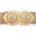 British 20th Hussars Ladies Waist Belt