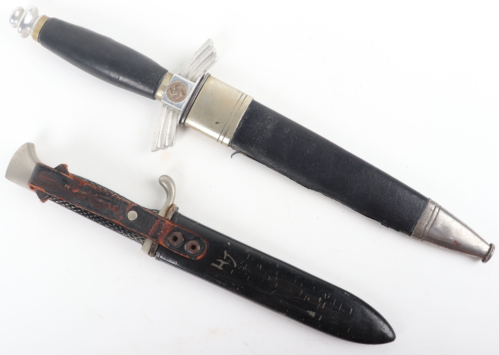 WW2 Style German NSFK Dagger and HJ Knife - Image 2 of 13