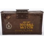 WW2 US 30 Cal Metal Ammunition Box