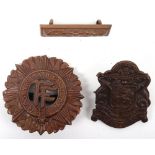 Irish Army Officers badges and Cardiff badge